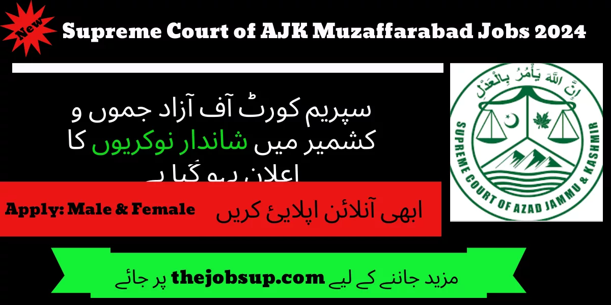 Latest AJK Muzaffarabad Jobs