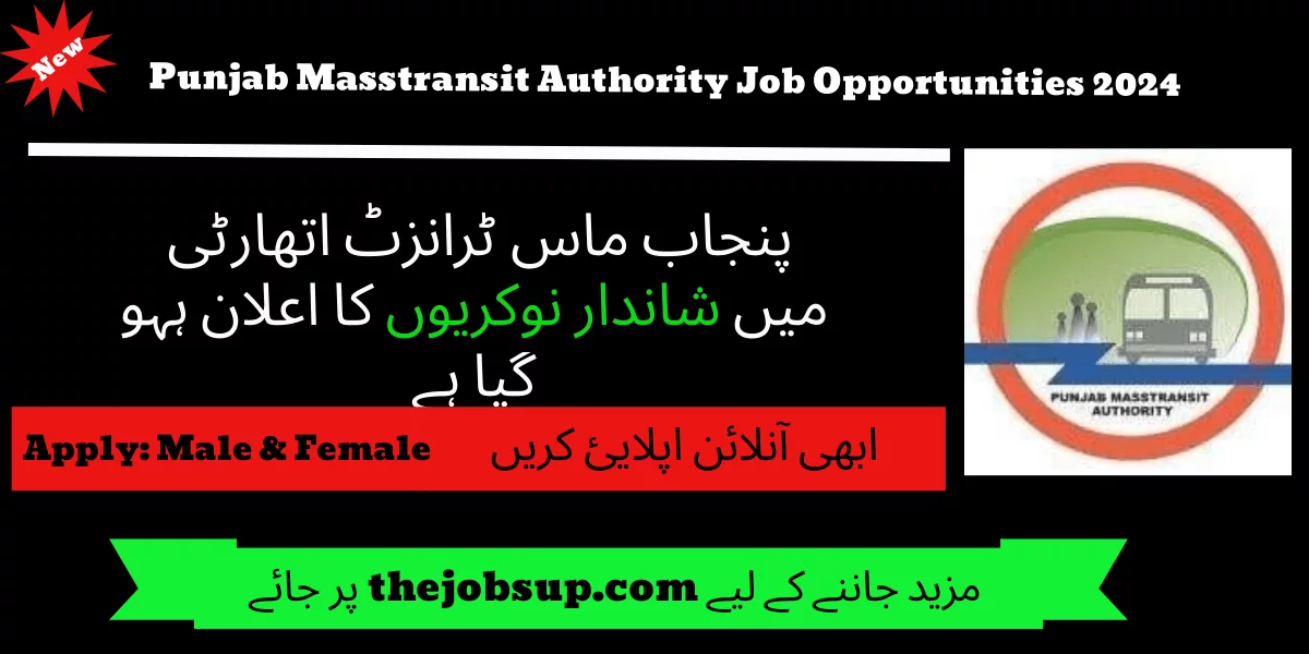 Punjab Masstransit Authority Jobs