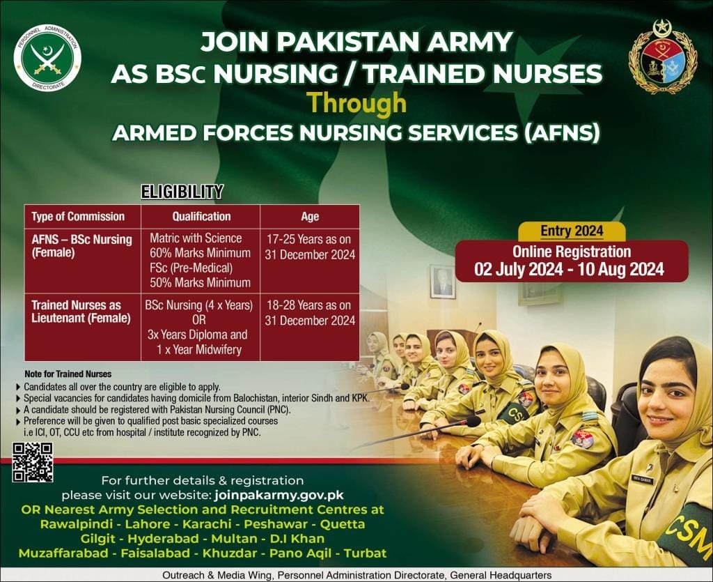 Join the Pakistan Army Jobs